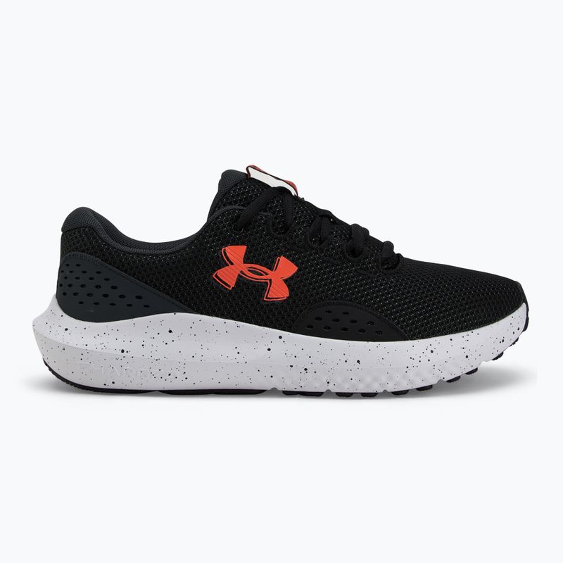 Under Armour Charged Surge 4 nero/antracite/rosso scarpe da corsa da uomo 2