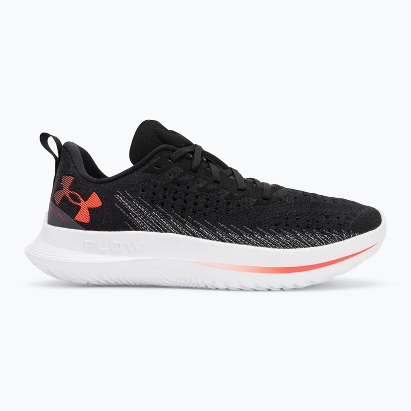 Under Armour Velociti 4, scarpe da corsa da uomo, nero/antracite/rosso 2