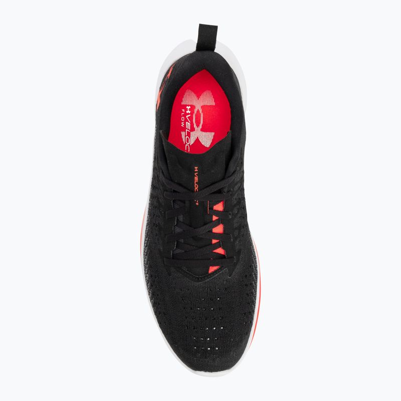 Under Armour Velociti 4, scarpe da corsa da uomo, nero/antracite/rosso 5