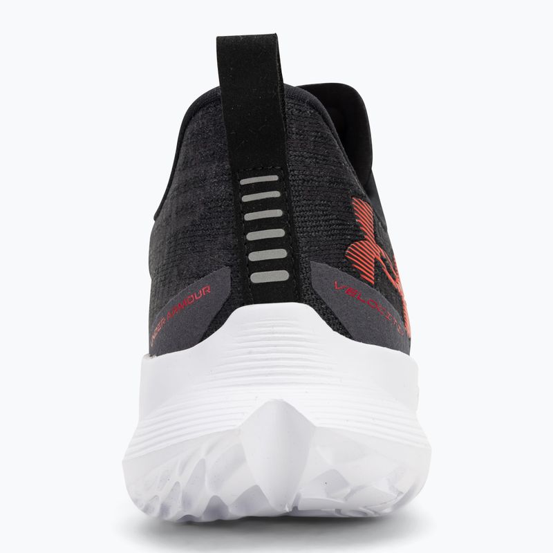 Under Armour Velociti 4, scarpe da corsa da uomo, nero/antracite/rosso 6