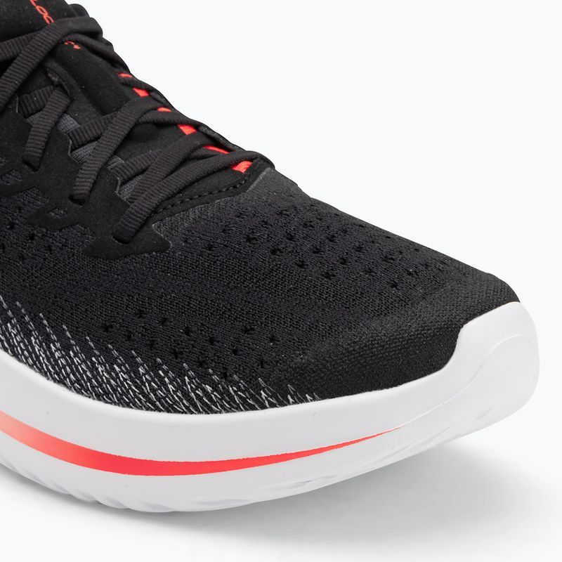 Under Armour Velociti 4, scarpe da corsa da uomo, nero/antracite/rosso 7