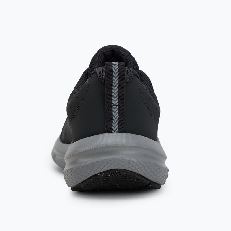 Under Armour Charged Assert 10 scarpe da corsa da uomo antracite/antracite/rosse 6