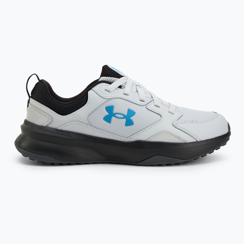 Under Armour Charged Edge scarpe da allenamento da uomo halo grigio/nero/blu scuro 2