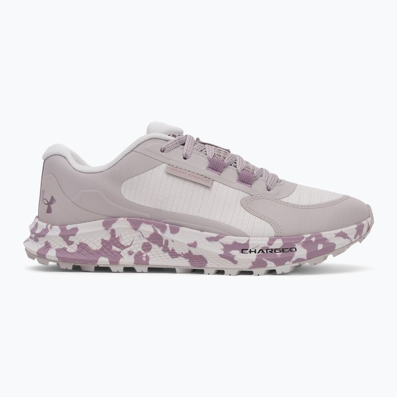 Under Armour Charged Bandit Trail 3 scarpe da corsa donna materia grigia/grigio alba/viola prime 2