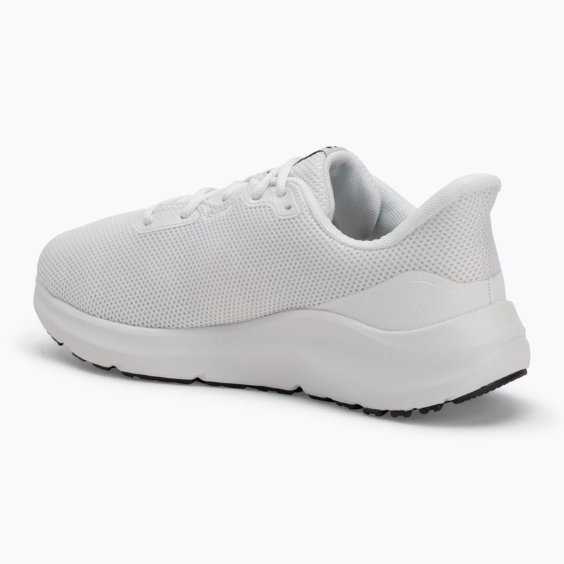 Under Armour Charged Pursuit 4 bianco/bianco/nero scarpe da corsa da uomo 3