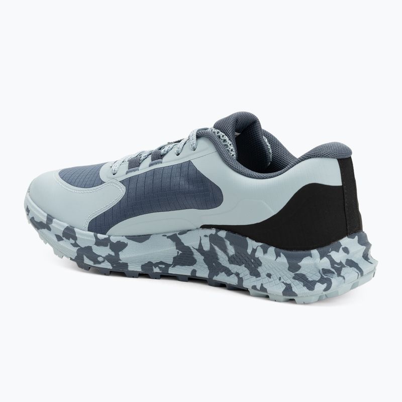 Under Armour Charged Bandit Trail 3 scarpe da corsa da uomo grigio acquazzone/blu porto/verde iprite 3