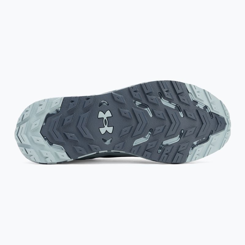 Under Armour Charged Bandit Trail 3 scarpe da corsa da uomo grigio acquazzone/blu porto/verde iprite 4