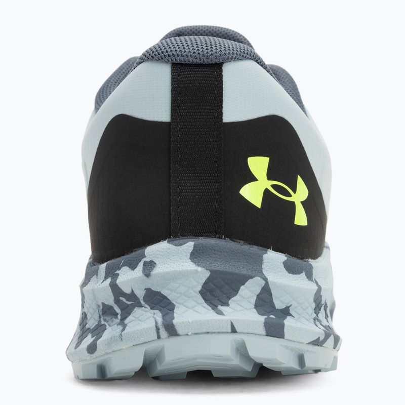 Under Armour Charged Bandit Trail 3 scarpe da corsa da uomo grigio acquazzone/blu porto/verde iprite 6