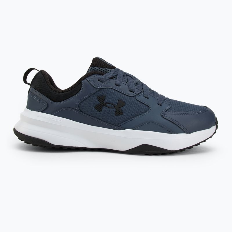 Under Armour Charged Edge scarpe da allenamento da uomo grigio acquazzone/nero/nero 2