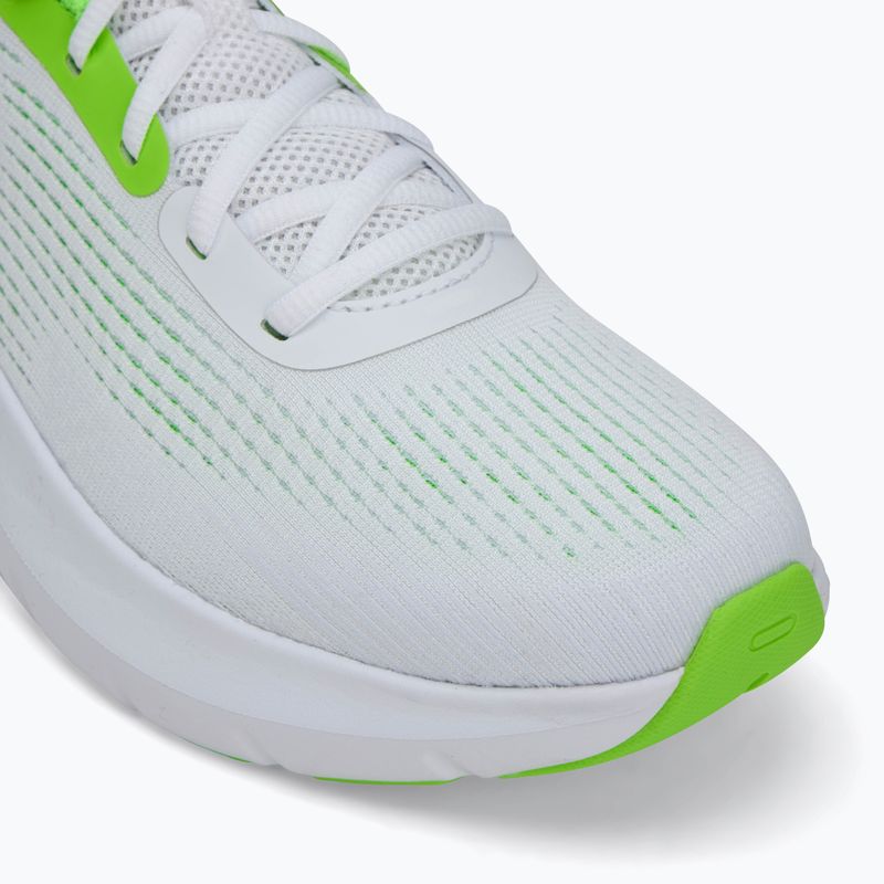 Under Armour Charged Rogue 5, scarpe da corsa da uomo, bianco/nero/verde scuro 7