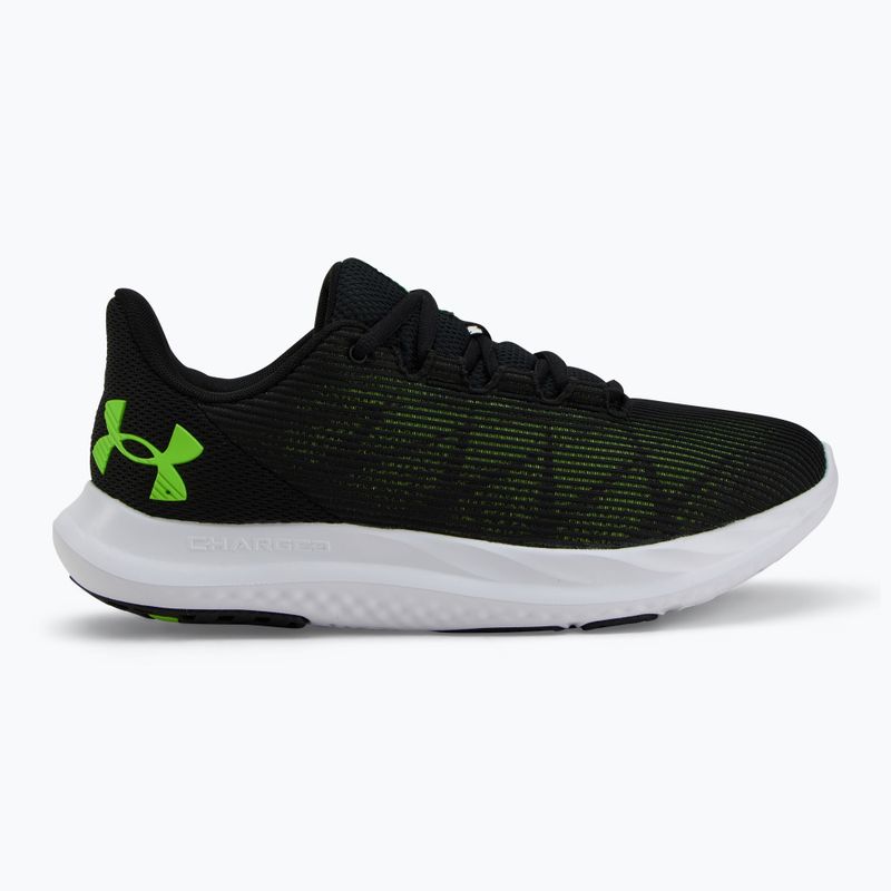Under Armour Charged Speed Swift, scarpe da corsa da uomo, nero/nero/verde scuro 2