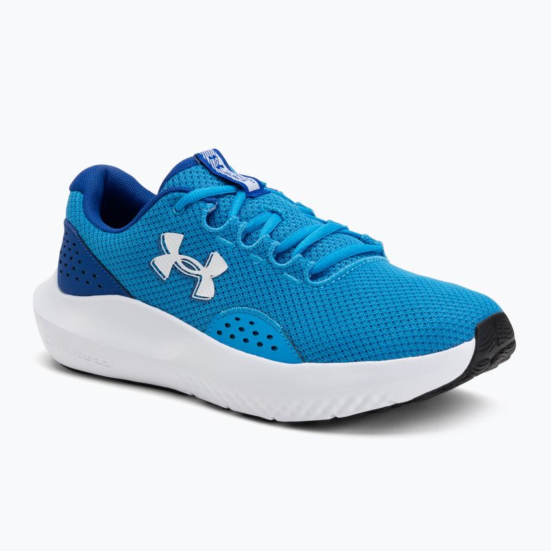 Under Armour Charged Surge 4 scarpe da corsa blu elettrico/royal/bianco da uomo