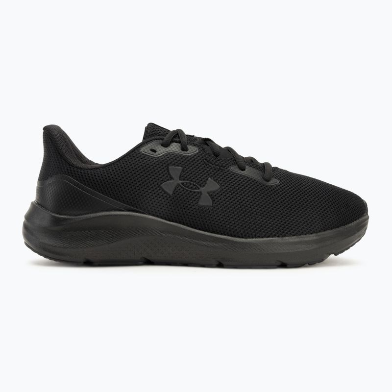 Under Armour Charged Pursuit 4 nero/nero/nero scarpe da corsa da uomo 2