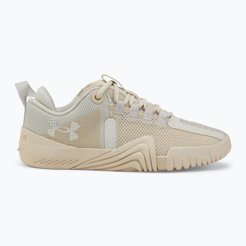 Under Armour TriBase Reign 6 avorio dune/pietra/bianco scarpe da allenamento da donna 2