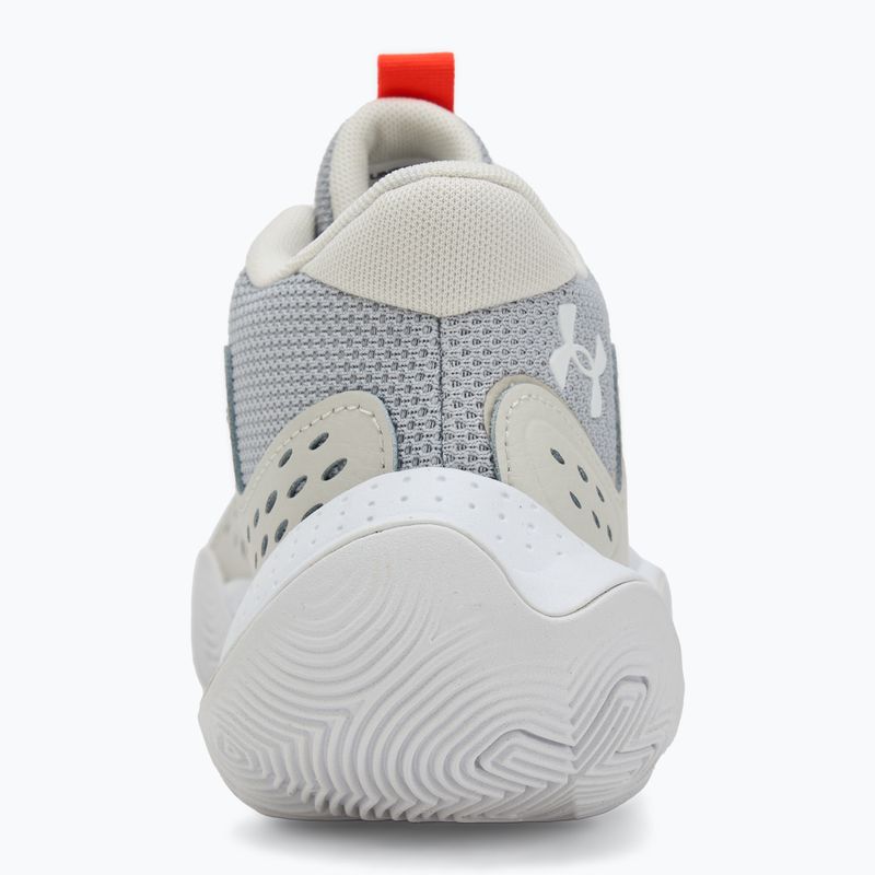 Under Armour Jet' 23 mod grigio/rosso/bianco scarpe da basket 6