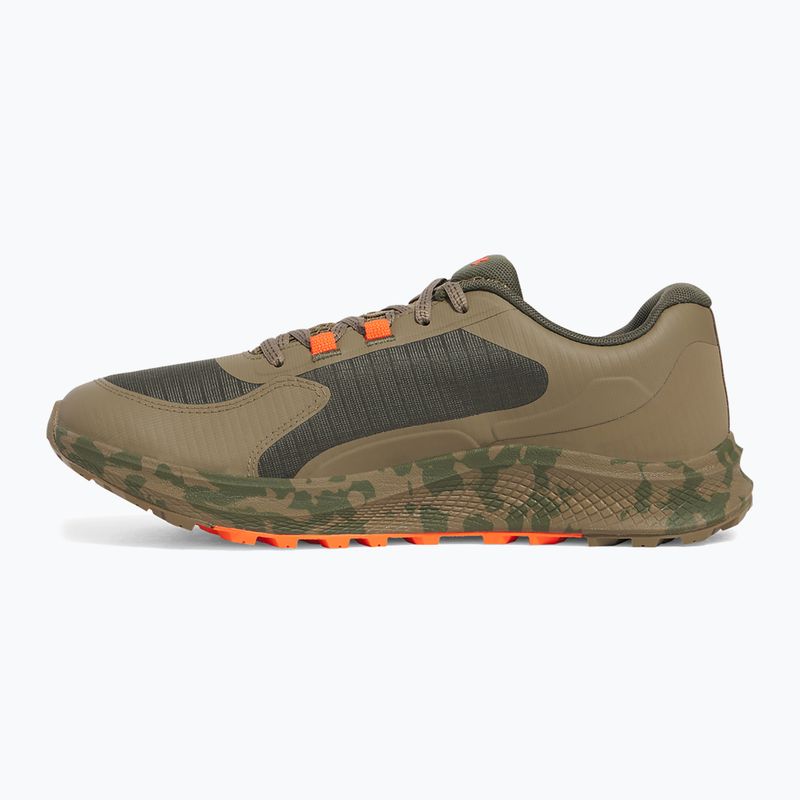 Under Armour Charged Bandit Trail 3, scarpe da corsa da uomo, verde/bayou/rosso 2