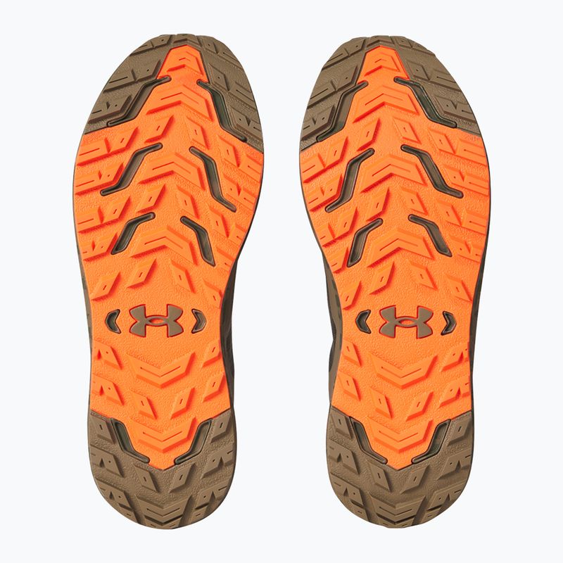 Under Armour Charged Bandit Trail 3, scarpe da corsa da uomo, verde/bayou/rosso 5