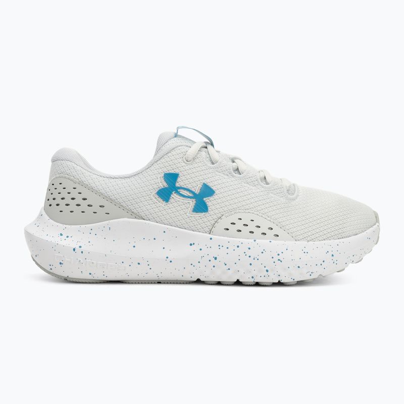 Under Armour Charged Surge 4 scarpe da corsa donna grigio distante/grigio distante/blu etereo 2