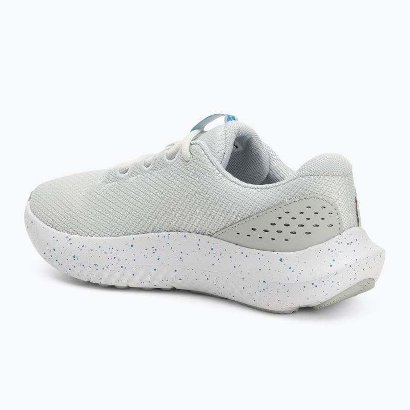 Under Armour Charged Surge 4 scarpe da corsa donna grigio distante/grigio distante/blu etereo 3