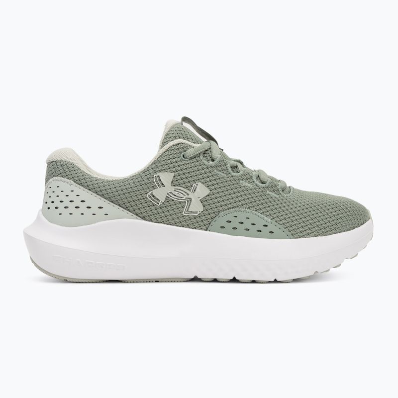 Scarpe da corsa Under Armour Charged Surge 4 verde silice/idro verde da donna 2