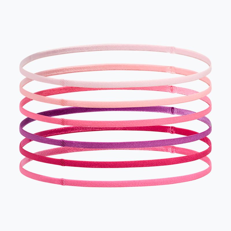 Fascia per la testa per bambini Under Armour Mini Elastic 6 pcs prime pink/white 2