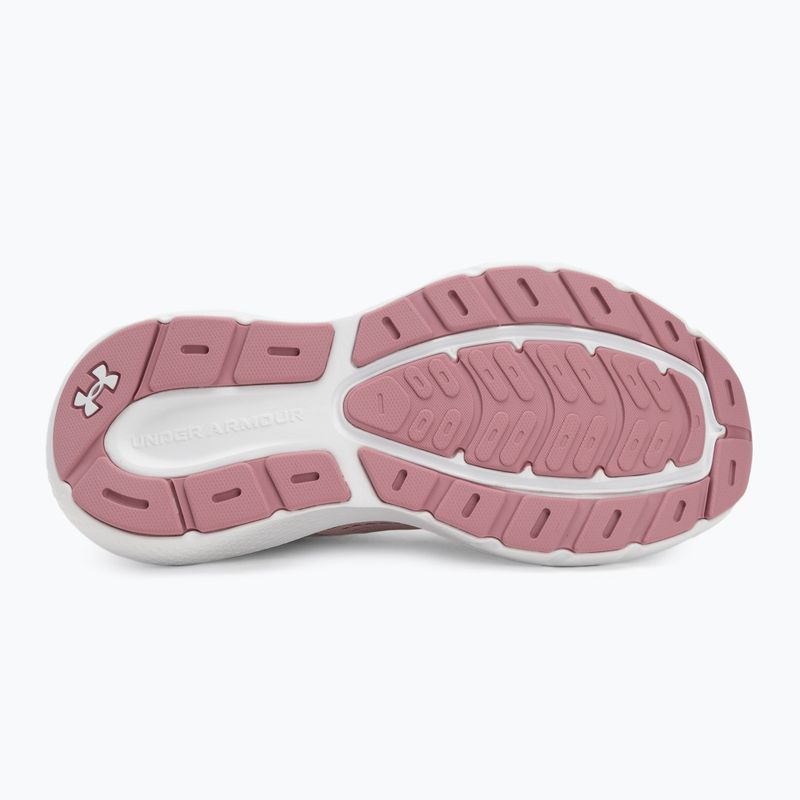 Under Armour Charged Rogue 5 prime pink/prime pink/pink elixir scarpe da corsa da donna 4