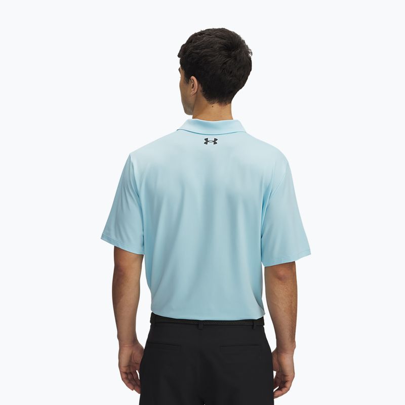 Polo Under Armour Matchplay Uomo stream/nero 2
