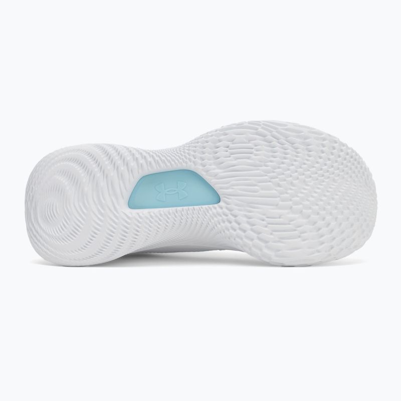 Under Armour CURRY 4 FLOTRO scarpe da basket bianco/stream/argento metallico 4