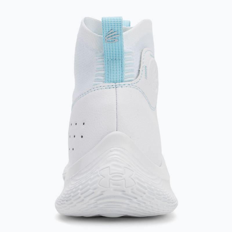 Under Armour CURRY 4 FLOTRO scarpe da basket bianco/stream/argento metallico 6