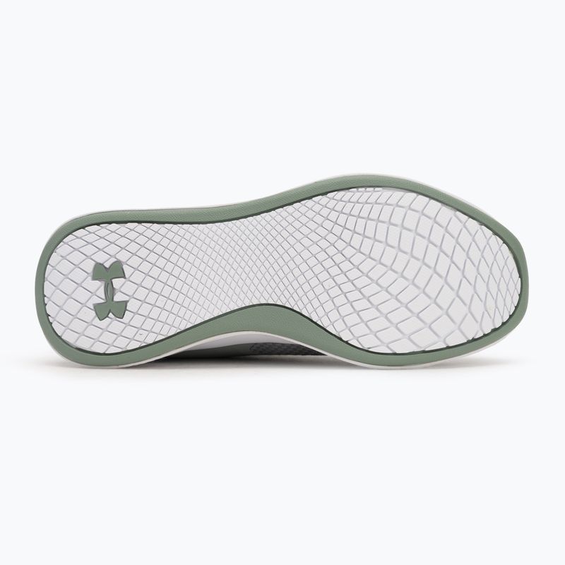 Under Armour Charged Aurora 2+ verde silice/bianco/metallico silice, scarpe da ginnastica da donna 4
