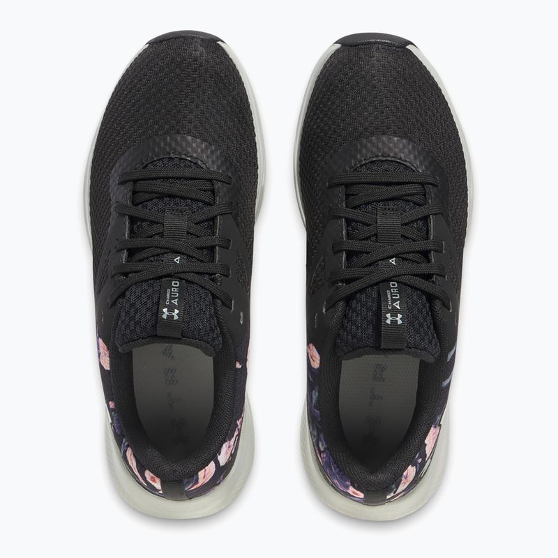 Under Armour Charged Aurora 2+ scarpe da allenamento da donna nero/verde idro/argento caldo metallico 11