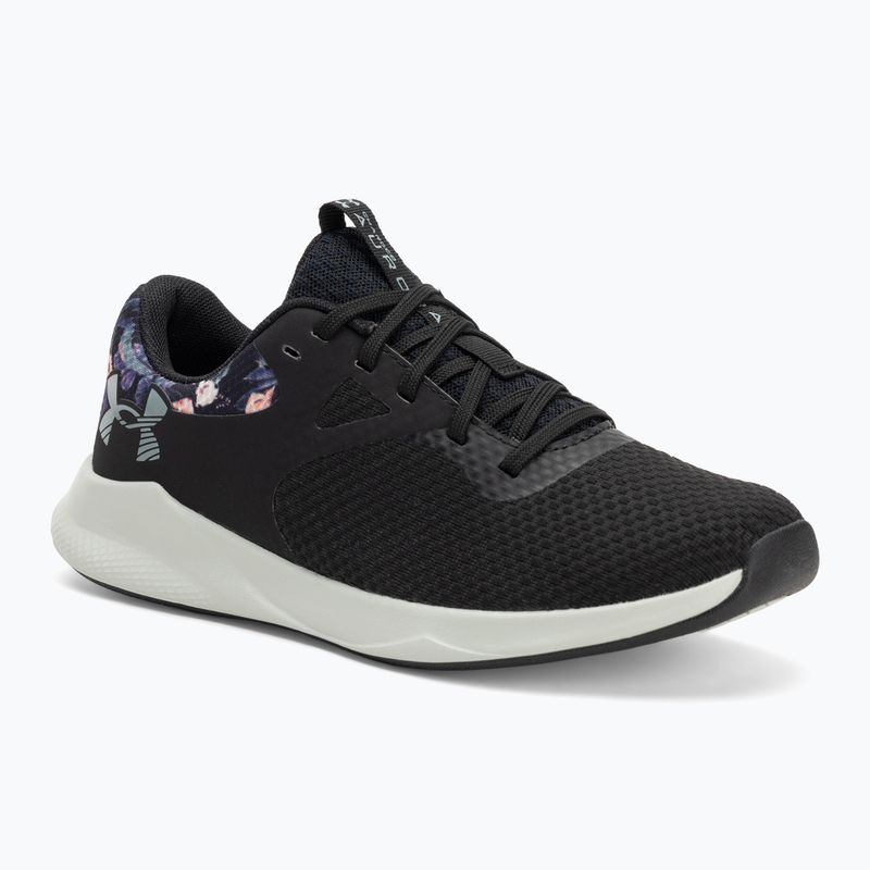 Under Armour Charged Aurora 2+ scarpe da allenamento da donna nero/verde idro/argento caldo metallico