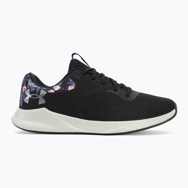 Under Armour Charged Aurora 2+ scarpe da allenamento da donna nero/verde idro/argento caldo metallico 2