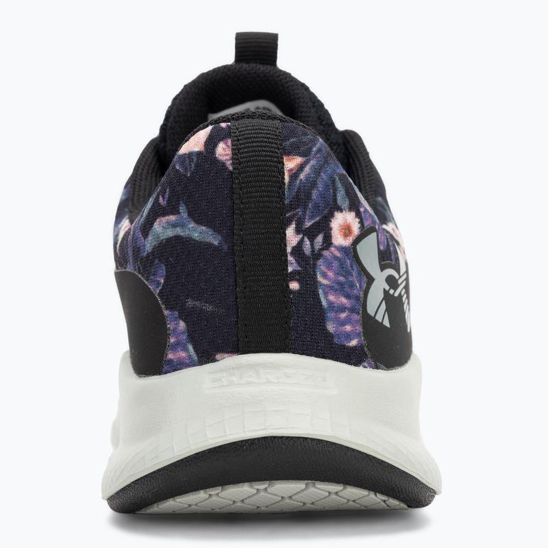 Under Armour Charged Aurora 2+ scarpe da allenamento da donna nero/verde idro/argento caldo metallico 6