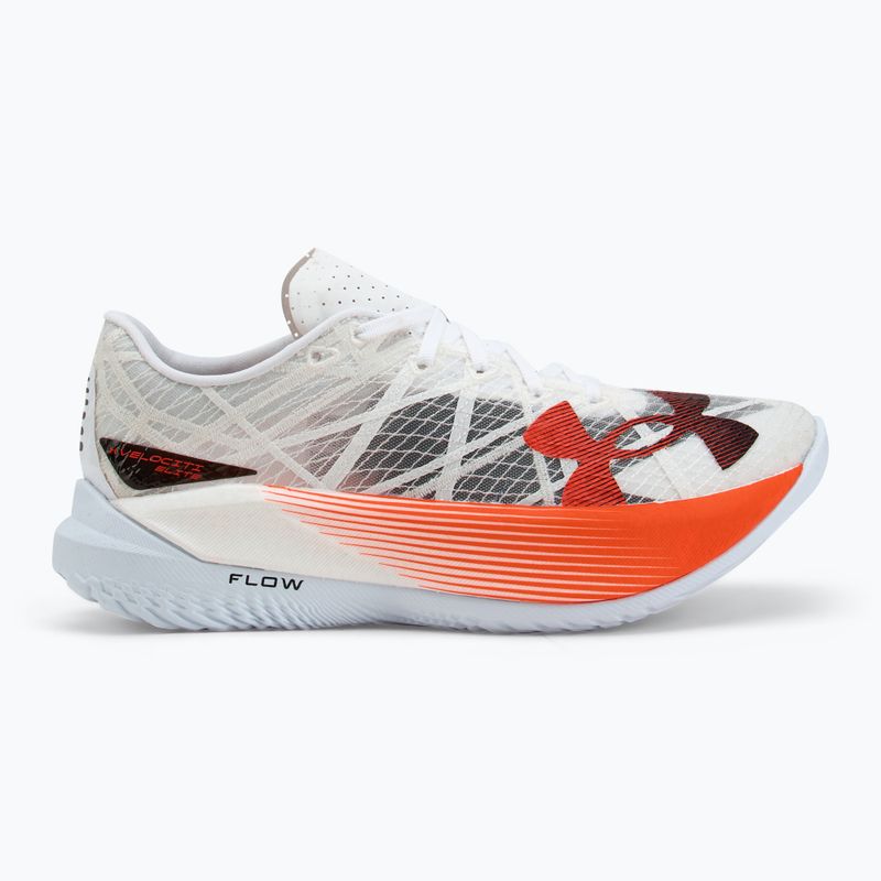 Under Armour Velocity Elite 2 scarpe da corsa da uomo bianco/rosso/nero 2
