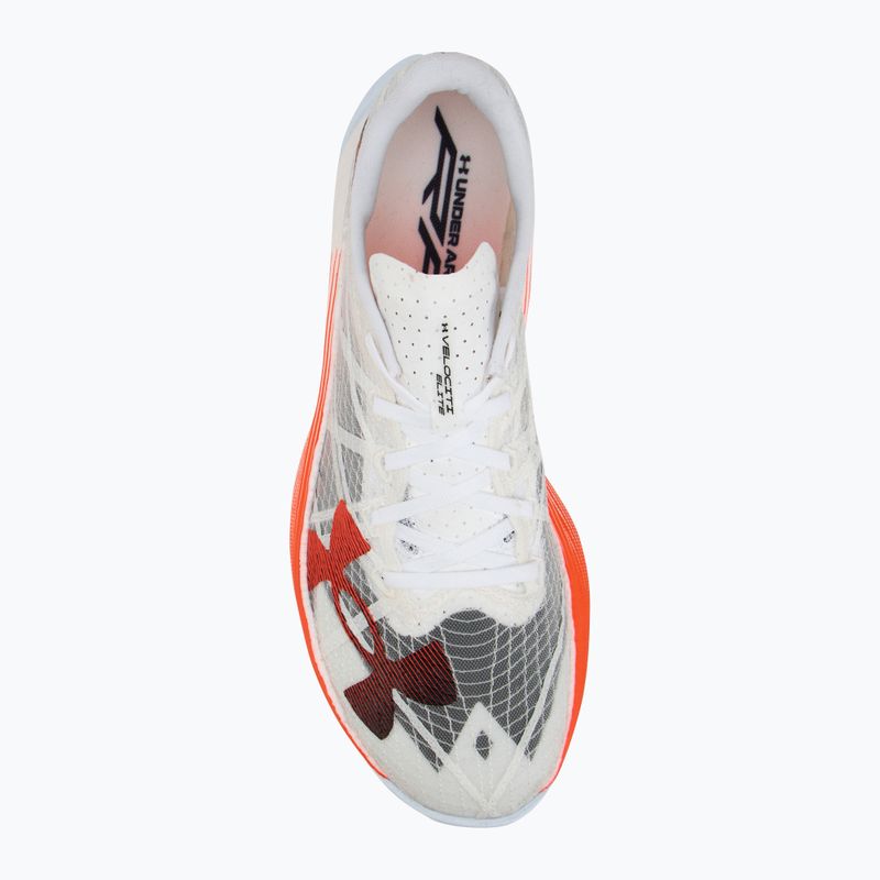 Under Armour Velocity Elite 2 scarpe da corsa da uomo bianco/rosso/nero 5