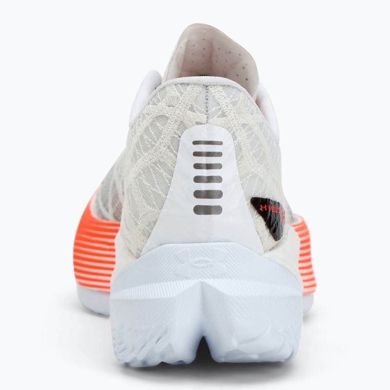 Under Armour Velocity Elite 2 scarpe da corsa da uomo bianco/rosso/nero 6