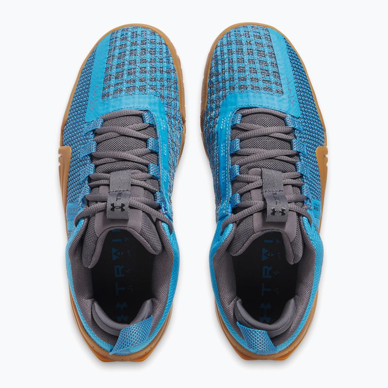 Under Armour TriBase Reign 6 scarpe da ginnastica da uomo blu etere/castello/nero 4