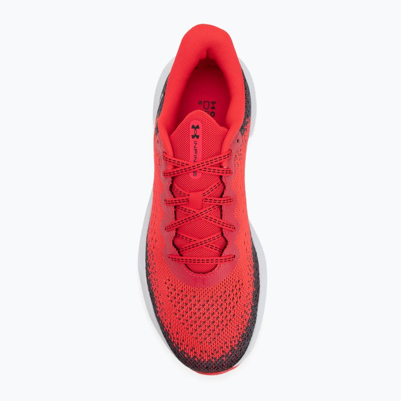Under Armour Infinite racer, scarpe da corsa da uomo, rosso/castello/bianco 5