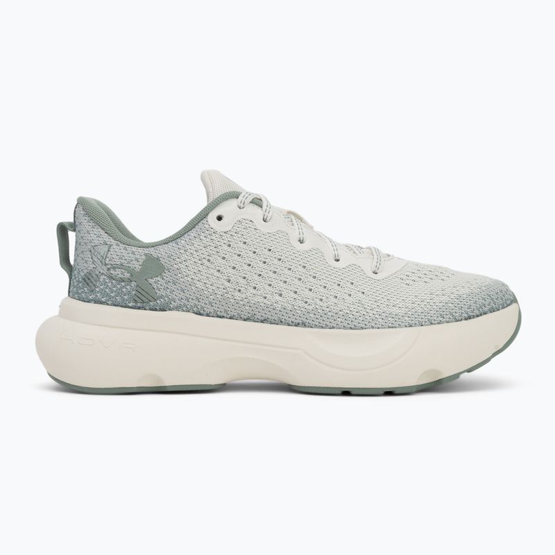 Scarpe da corsa Under Armour Infinite quarzo bianco/verde silice/metallo silice da donna 2