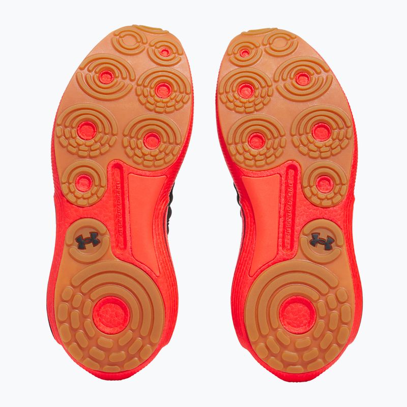 Scarpe Under Armour Phantom 4 nero/rosso lava/argento metallico da uomo 12