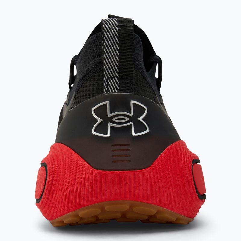 Scarpe Under Armour Phantom 4 nero/rosso lava/argento metallico da uomo 6