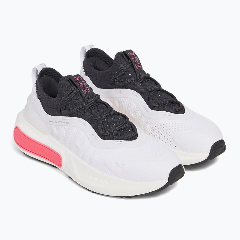 Under Armour Phantom 4 scarpe da donna bianco/antracite/super rosa 3