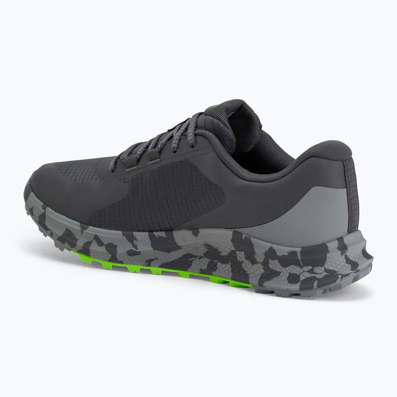 Under Armour Charged Bandit Trail 3, scarpe da corsa da uomo, color castlerock/acciaio/iper verde 3