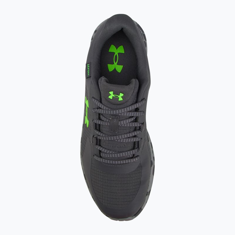 Under Armour Charged Bandit Trail 3, scarpe da corsa da uomo, color castlerock/acciaio/iper verde 5