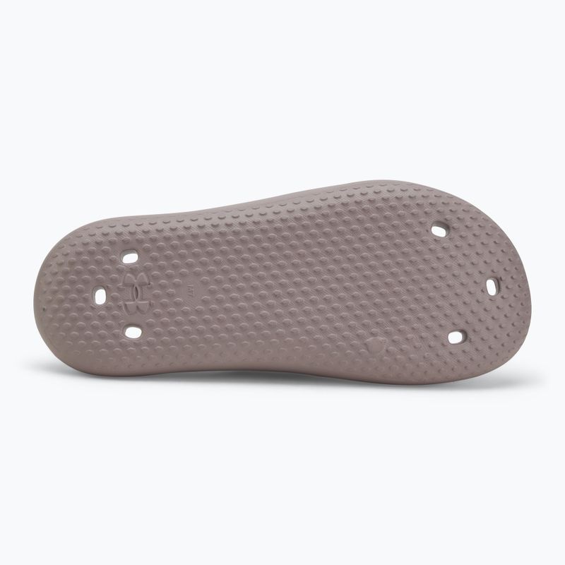 Uomo Under Armour Locker V Slide infradito grigio alba/grigio alba/grigio alba 4