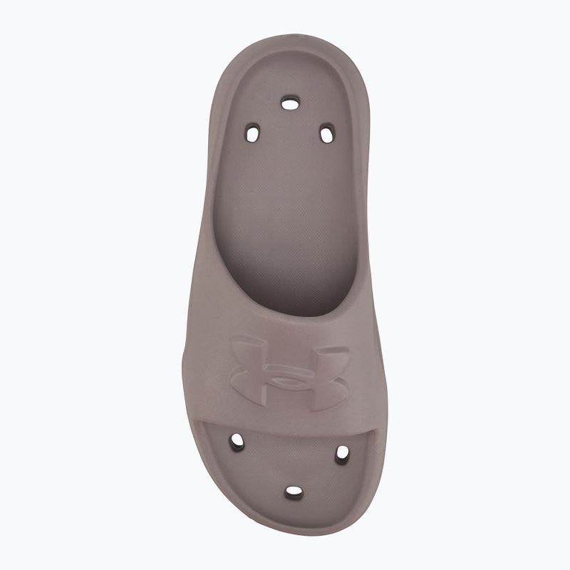 Uomo Under Armour Locker V Slide infradito grigio alba/grigio alba/grigio alba 5