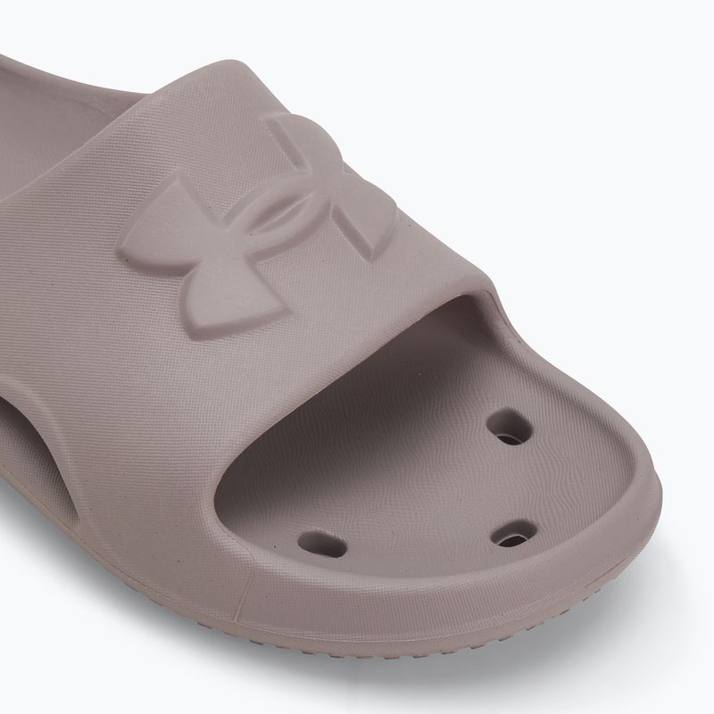 Uomo Under Armour Locker V Slide infradito grigio alba/grigio alba/grigio alba 7