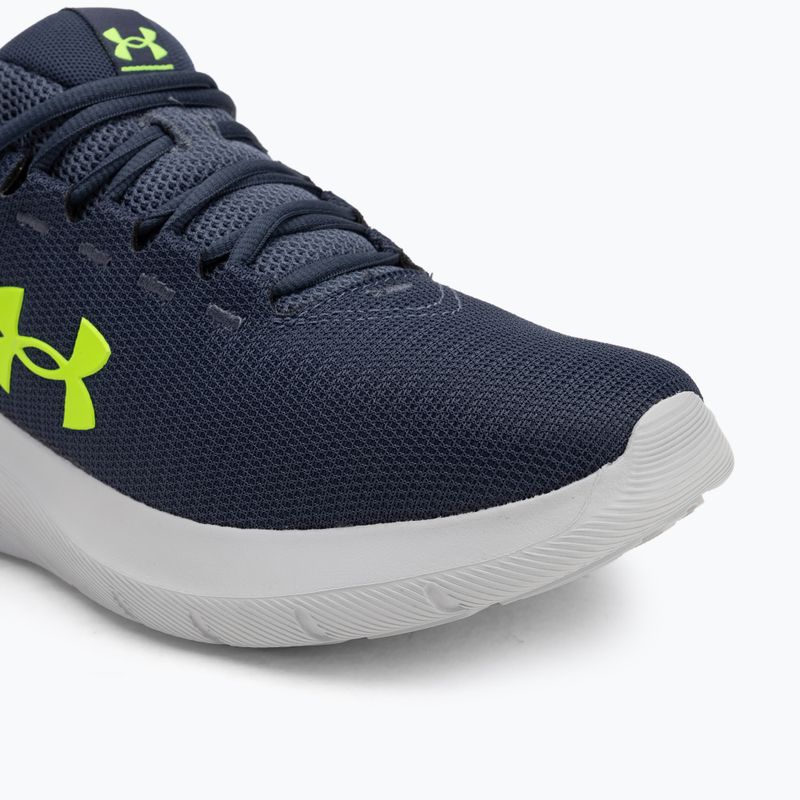 Scarpe da corsa da uomo Under Armour Phade RN 3 downpour gray/downpour gray/hyper green 7