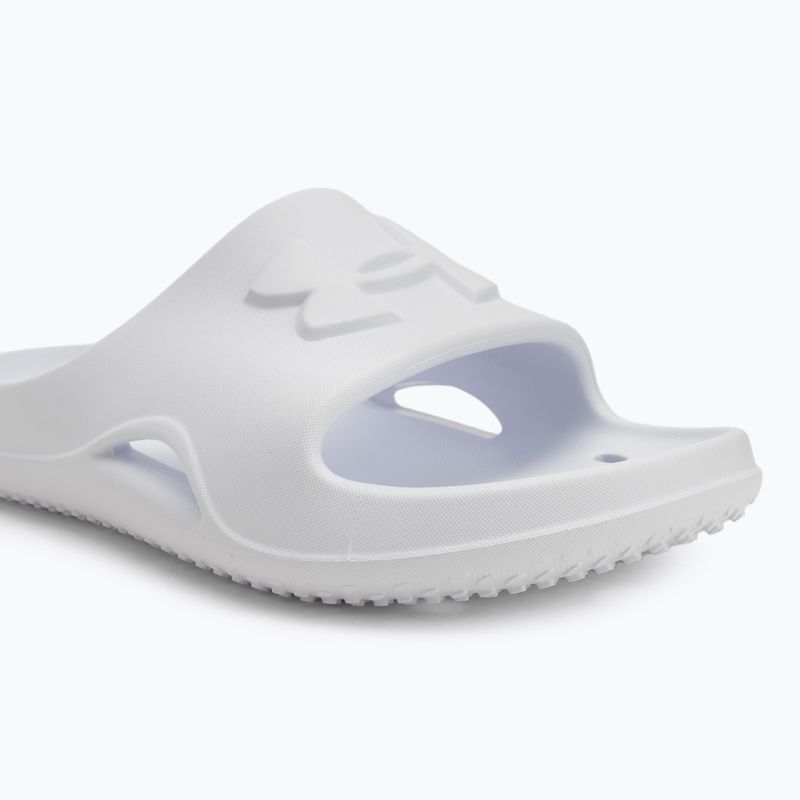 Under Armour donna Locker V Slide bianco/bianco/bianco infradito 7